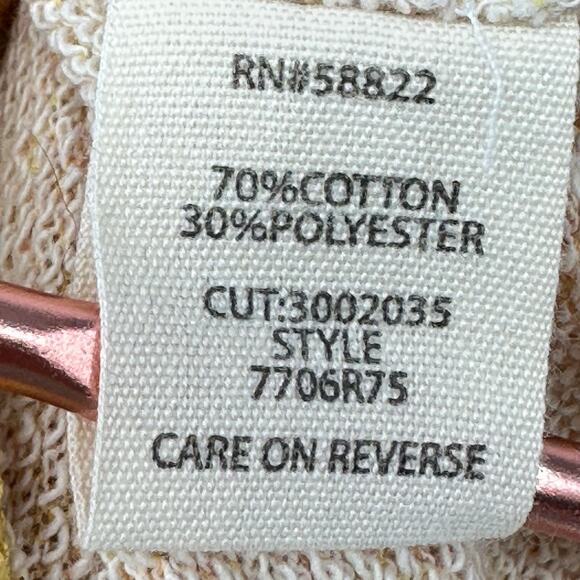 Max Studio Weekend Heather Yellow Bell Sleeve Sweater Top Large - Picture 6 of 7